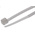 RS PRO Cable Tie, 142mm x 2.5 mm, Natural Nylon, Pk-100