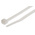 RS PRO Cable Tie, 385mm x 4.8 mm, Natural Nylon, Pk-100