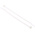 RS PRO Cable Tie, 160mm x 4.8 mm, Natural Nylon, Pk-100