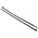 RS PRO Cable Tie, Flame Retardant, 550mm x 12.7 mm, Black Nylon, Pk-50