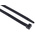 RS PRO Cable Tie, Flame Retardant, 550mm x 12.7 mm, Black Nylon, Pk-50