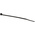 RS PRO Cable Tie, Flame Retardant, 100mm x 2.5 mm, Black Nylon, Pk-100