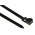 RS PRO Cable Tie, Releasable, 250mm x 4.5 mm, Black Nylon, Pk-100