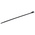 RS PRO Cable Tie, Double Locking, 360mm x 9 mm, Black Nylon, Pk-100