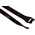 HellermannTyton Cable Tie, Hook and Loop, 330mm x 12.5 mm, Black PA (Loop), PP (Hook), Pk-10