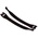 HellermannTyton Cable Tie, Hook and Loop, 150mm x 12.5 mm, Black PA (Loop), PP (Hook), Pk-10