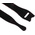 HellermannTyton Cable Tie, Hook and Loop, 200mm x 12.5 mm, Black PA (Loop), PE (Hook), Pk-10