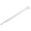 HellermannTyton Cable Tie, Hook and Loop, 200mm x 12.5 mm, White PA (Loop), PE (Hook), Pk-10