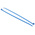 HellermannTyton Cable Tie, 200mm x 4.6 mm, Blue Polyamide 6.6 (PA66), Pk-100
