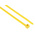 HellermannTyton Cable Tie, 200mm x 4.6 mm, Yellow Polyamide 6.6 (PA66), Pk-100