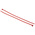 HellermannTyton Cable Tie, 270mm x 4.6 mm, Red Polyamide 6.6 (PA66), Pk-100