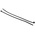HellermannTyton Cable Tie, Releasable, 300mm x 4.6 mm, Black Polyamide 6.6 (PA66), Pk-100