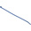 HellermannTyton Cable Tie, 200mm x 4.6 mm, Blue Polyamide 6.6 (PA66), Pk-100