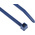 HellermannTyton Cable Tie, 200mm x 4.6 mm, Blue Polyamide 6.6 (PA66), Pk-100