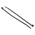 HellermannTyton Cable Tie, 150mm x 3.5 mm, Black Polyamide 6.6 (PA66), Pk-100