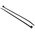HellermannTyton Cable Tie, 150mm x 3.5 mm, Black Polyamide 6.6 (PA66), Pk-500