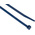 RS PRO Cable Tie, Metal Detectable, 203mm x 4.6 mm, Blue Metal Detectable, Pk-100