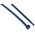 RS PRO Cable Tie, Metal Detectable, 400mm x 4.6 mm, Blue Metal Detectable, Pk-100