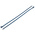 RS PRO Cable Tie, Releasable, 250mm x 4.5 mm, Blue Metal Detectable, Pk-100