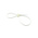 RS PRO Cable Tie, 300mm x 4.8 mm, Natural Nylon, Pk-100