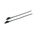 RS PRO Cable Tie, Double Head Knot, 150mm x 3.6 mm, Black PE, Pk-100