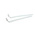 RS PRO Cable Tie, 235mm x 20 mm, Natural PE, Pk-100