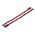 RS PRO Cable Tie, Hook and Loop, 325mm x 25 mm, Red Nylon