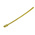 RS PRO Cable Tie, Hook and Loop, 325mm x 25 mm, Yellow Nylon