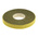 RS PRO Cable Tie, Hook and Loop, 5m x 16 mm, Yellow Nylon