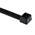 HellermannTyton Cable Tie, 460mm x 7.6 mm, Black Polyamide 6.6 (PA66), Pk-100