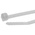 Thomas & Betts Cable Ties, 205mm x 3.5 mm, White Nylon, Pk-100
