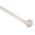 Thomas & Betts Cable Ties, 140mm x 3.6 mm, White Nylon, Pk-100