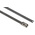 HellermannTyton Cable Tie, Roller Ball, 201mm x 4.6 mm, Metallic 316 Stainless Steel, Pk-100
