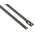 HellermannTyton Cable Tie, Roller Ball, 362mm x 4.6 mm, Metallic 316 Stainless Steel, Pk-100