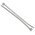 HellermannTyton Cable Tie, 100mm x 2.5 mm, White Polyamide 6.6 (PA66), Pk-100
