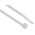 HellermannTyton Cable Tie, 150mm x 3.5 mm, White Polyamide 6.6 (PA66), Pk-100