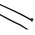 HellermannTyton Cable Tie, Inside Serrated, 290mm x 3.5 mm, Black Polyamide 6.6 (PA66), Pk-100