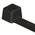 HellermannTyton Cable Tie, Inside Serrated, 365mm x 7.6 mm, Black Polyamide 6.6 (PA66), Pk-100