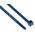 HellermannTyton Cable Tie, 390mm x 4.6 mm, Blue Polyamide 6.6 (PA66), Pk-100