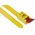 HellermannTyton Cable Tie, Releasable, 750mm x 13 mm, Yellow Polyamide 6.6 (PA66), Pk-5