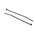 Thomas & Betts Cable Ties, Weather Resistant, 92mm x 2.4 mm, Black Nylon, Pk-1000