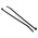 Thomas & Betts Cable Ties, Weather Resistant, 186mm x 4.8 mm, Black Nylon, Pk-1000