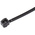 HellermannTyton Cable Tie, 100mm x 2.5 mm, Black Polyamide 6.6 (PA66), Pk-200