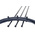 HellermannTyton Cable Tie, 198mm x 3.5 mm, Black Polyamide 6.6 (PA66), Pk-100