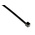 HellermannTyton Cable Tie, 100mm x 2.5 mm, Black Polyamide 6.6 (PA66), Pk-100