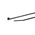 HellermannTyton Cable Tie, 100mm x 2.5 mm, Black Polyamide 6.6 (PA66), Pk-100