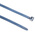 HellermannTyton Cable Tie, 380mm x 7.6 mm, Blue Polyamide 6.6 (PA66), Pk-100