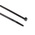 HellermannTyton Cable Tie, 300mm x 4.6 mm, Black Polyamide 6.6 (PA66), Pk-100