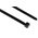 HellermannTyton Cable Tie, 380mm x 7.6 mm, Black Polyamide 6.6 (PA66), Pk-100
