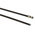 HellermannTyton Cable Tie, Roller Ball, 362mm x 4.6 mm, Black Polyester Coated Stainless Steel, Pk-100